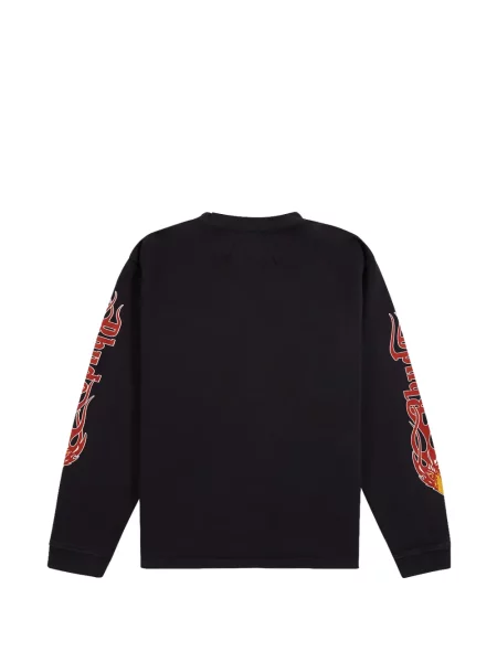 Pulover Rhude cu imagine negru