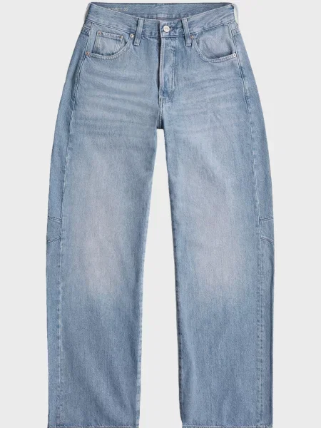 Джинси бойфренди G-star Raw блакитні