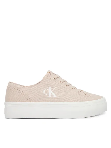 Sneakers Calvin Klein Jeans Vulc Flatform Low Canvas Mg roz