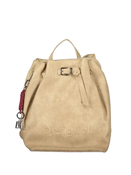 Rucsac Desigual cu șireturi din dantelă cu autograf