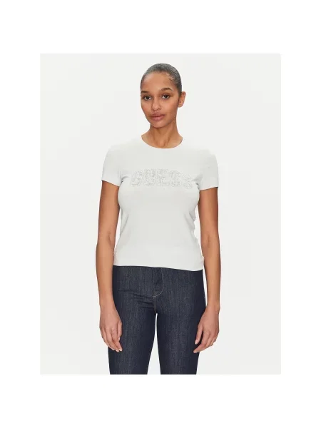 Guess T-shirt Svijetloplava plava