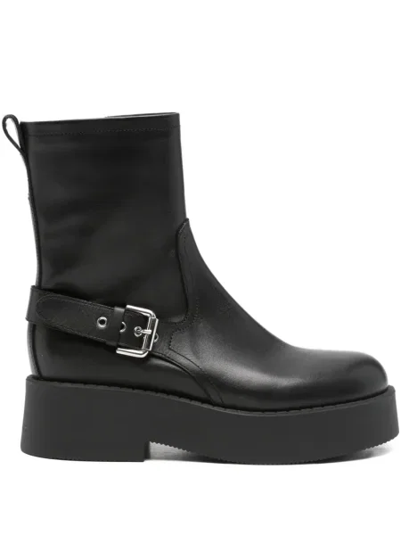 Cizme scurte Premiata cu cataramă negru