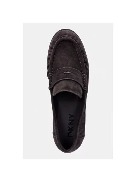 DKNY loafersy zamszowe DAWES brązowe