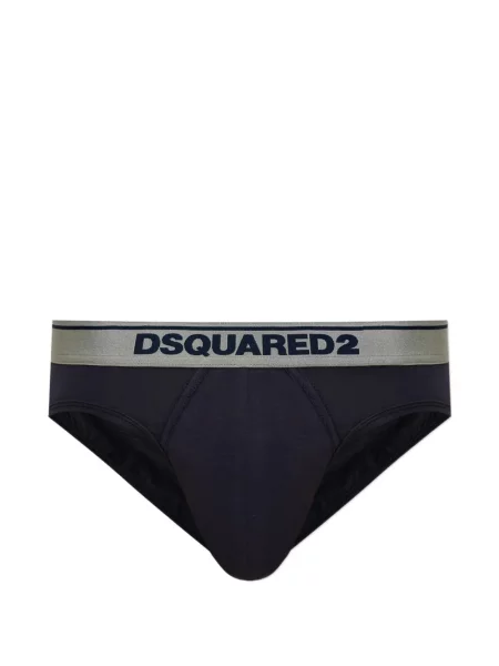 Chiloți Dsquared2 cu autograf albastru