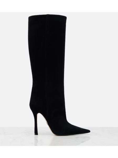 Cizme Gucci din piele de căprioară negru