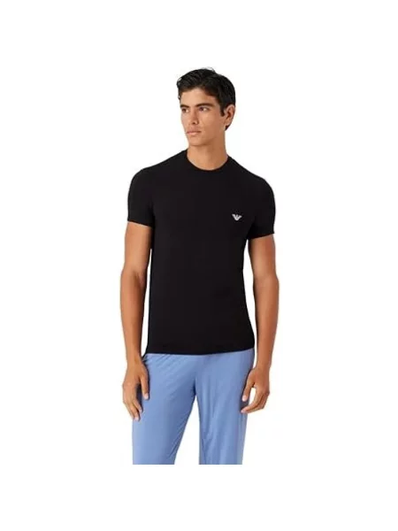 Koszulka Emporio Armani klasyczna czarna