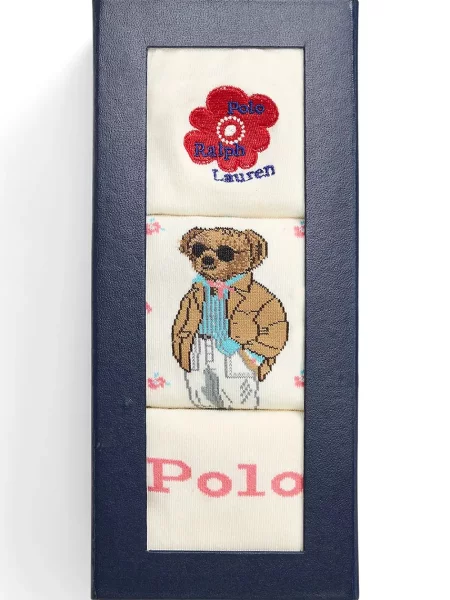 Dolge nogavice Polo Ralph Lauren Écru bež