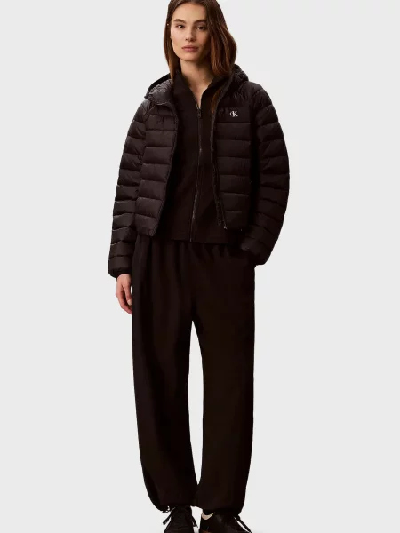 Компактна джинсова куртка Calvin Klein Jeans чорна