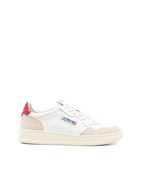 Sneakersy Autry zamszowe białe