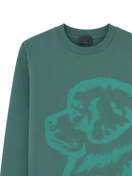 Sweter dziecięcy Fay zielony
