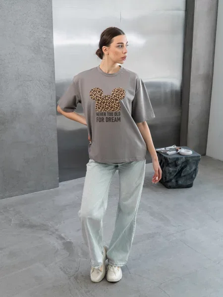 Футболка Teamv серая