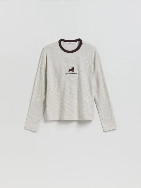 Reserved Longsleeve w wielobarwny