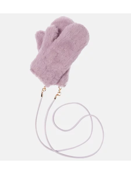 Rokavice Max Mara vijolična