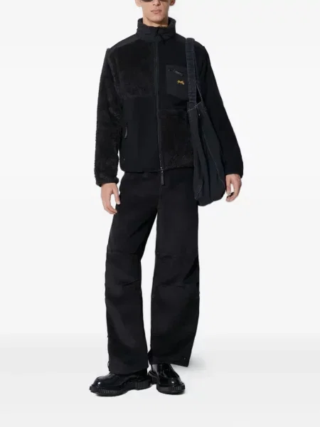 Pulover Stan Ray din fleece negru
