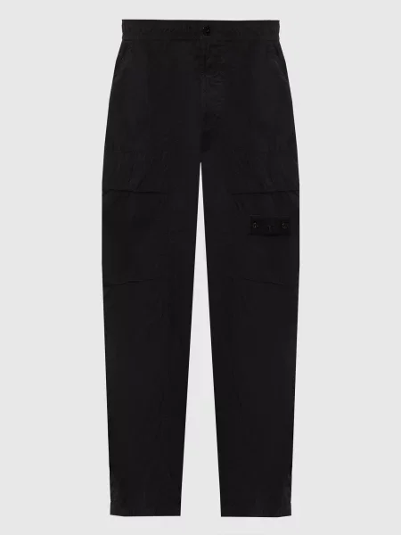 Карго з патчем логотипа Stone Island чорні