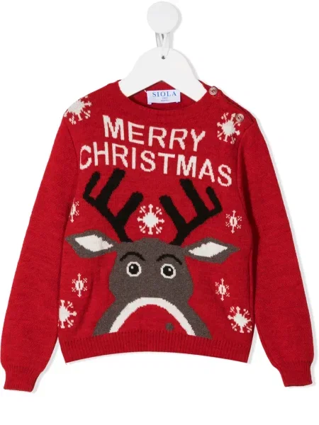 Sweter dziecięcy Siola czerwony