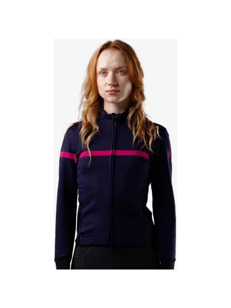 Kurtka Bianchi Milano Tech Gravel Thermo czarno-różowa S czarna