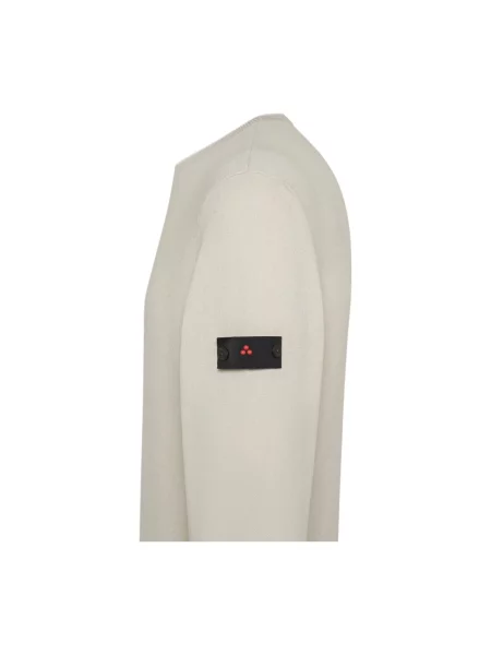 Bluza nierozpinana Peuterey z logo beżowa