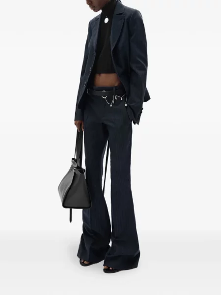 Pantaloni Ann Demeulemeester albastru