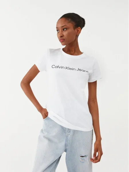 Calvin Klein Jeans Tricou alb