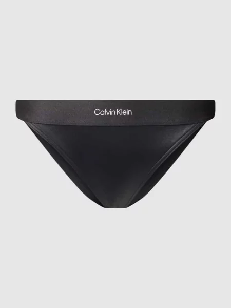 Figi bikini w jednolitym kolorze model ‘CK REFINED’ czarne