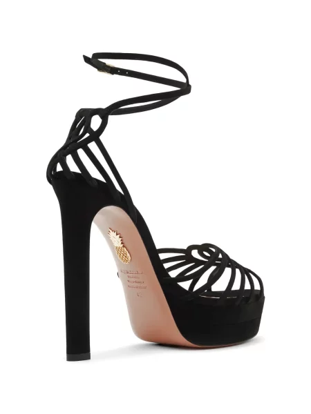 Sandale Aquazzura cu platformă negru