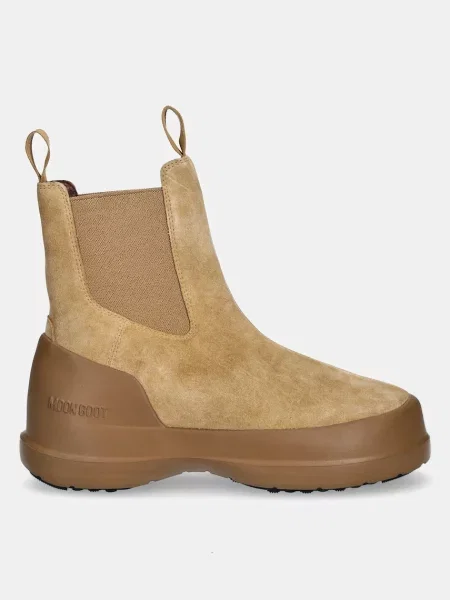 Trampki Moon Boot zamszowe brązowe
