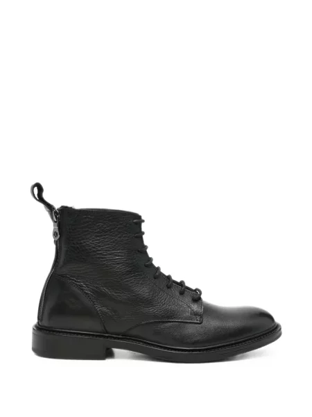 Botine Fratelli Rennella cu șireturi din dantelă negru