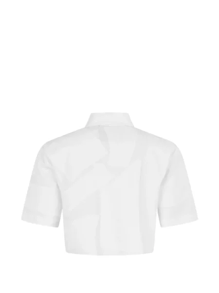 Decupat cămașă Moschino alb