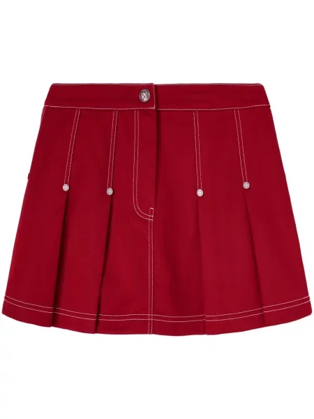 Mini sukňa Palm Angels červená