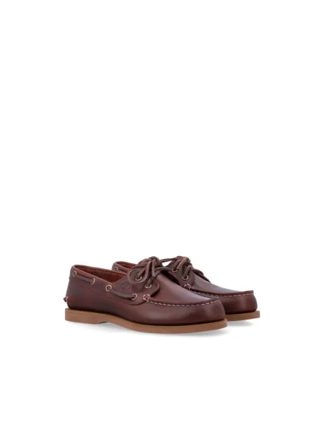 Timberland mokasyny skórzane Classic Boat Boat brązowe