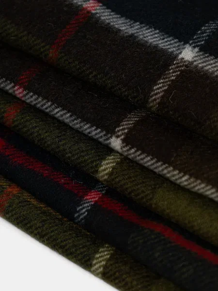 Fular Barbour de lână verde