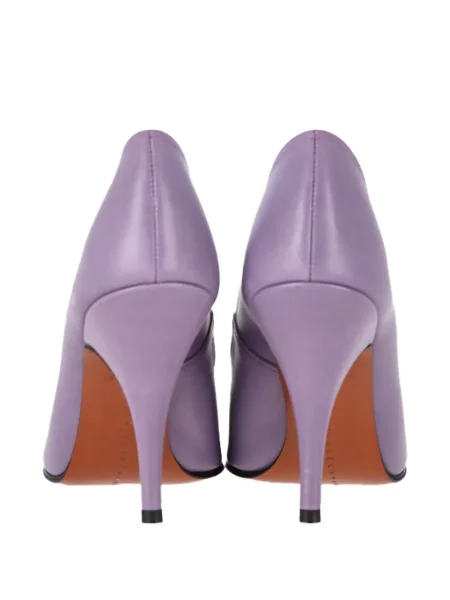 Pantofi cu toc Victoria Beckham din piele violet
