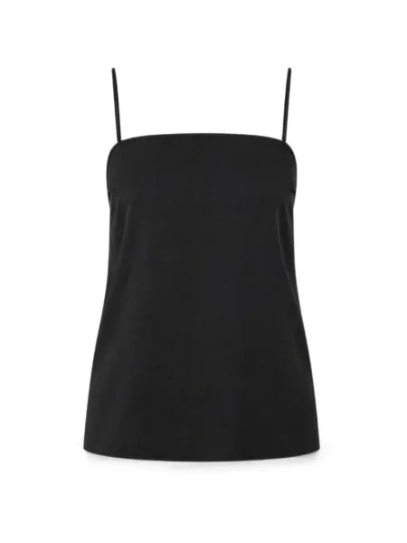 Bluză Alberta Ferretti cu bretele negru