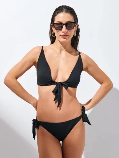 Sinsay plavky horní díl černá