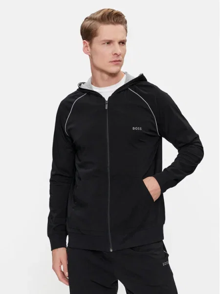 Boss Mikina Mix&Match čierna