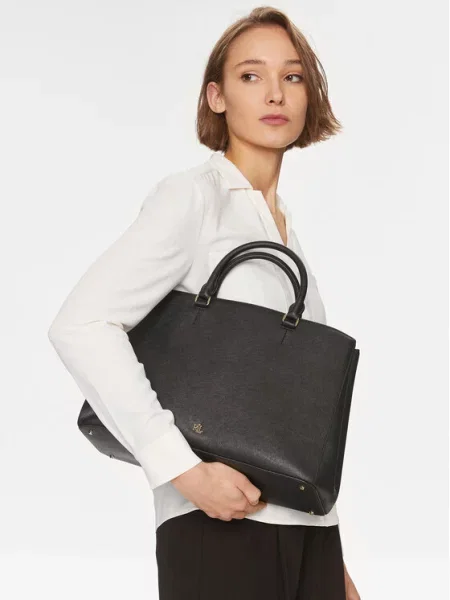 Lauren Ralph Lauren Ručna torbica Hanna' crna