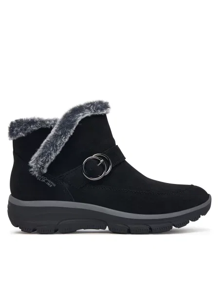 Апрески Skechers Slip-Ins Relaxed Fit: Easy Going Gentle Winter черен