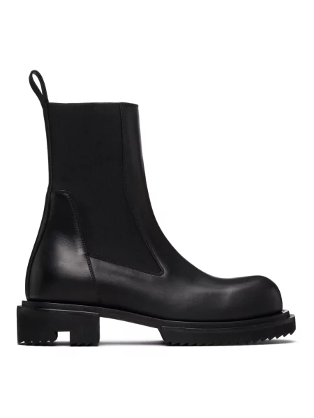 Botki Rick Owens skórzane czarne