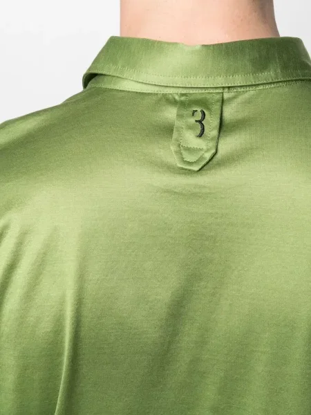 Polo Billionaire cu broderie verde