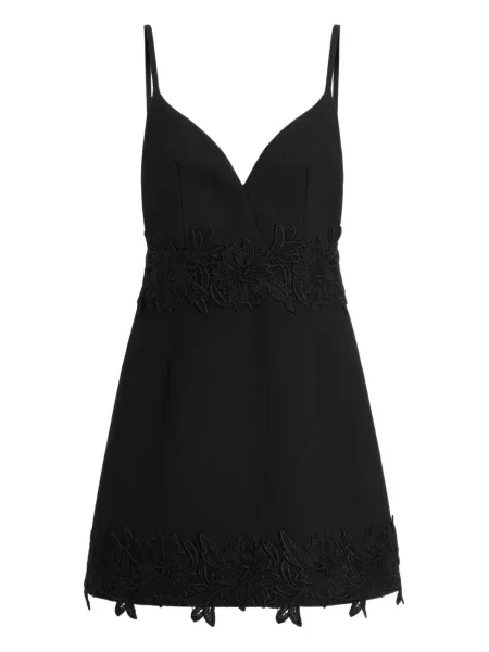 Rochie mini Dolce & Gabbana din dantelă de costum negru
