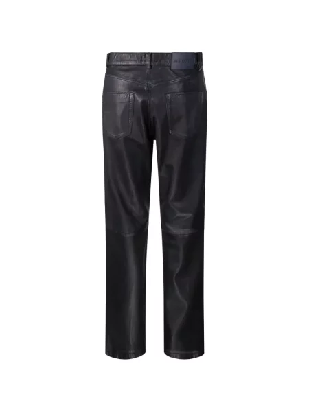 Pantaloni Haikure din piele negru