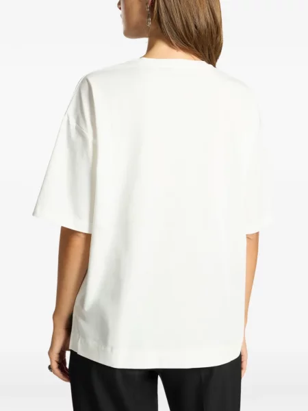 Tricou Elena Mirò cu broderie alb