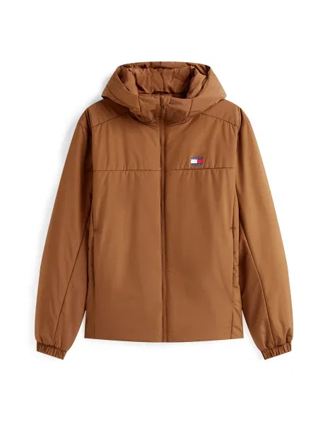 Tommy Jeans Prehodna jakna karamel