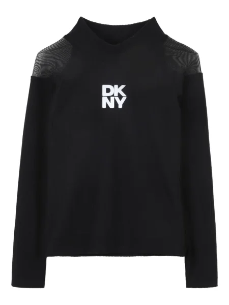 Top dziecięcy Dkny czarny