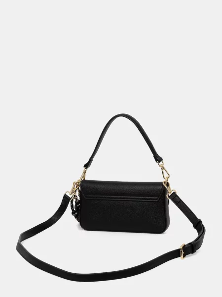 Torebka crossbody Valentino Bags ze skóry ekologicznej czarna