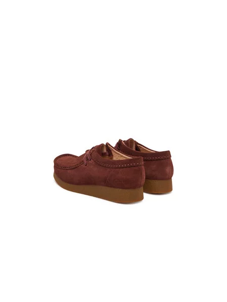 Cipele Clarks WallabeeEVOSh Tamnocrvena