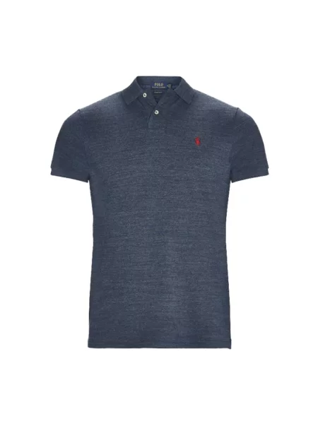 Polo Ralph Lauren polo granatowy melanżowy niebieska