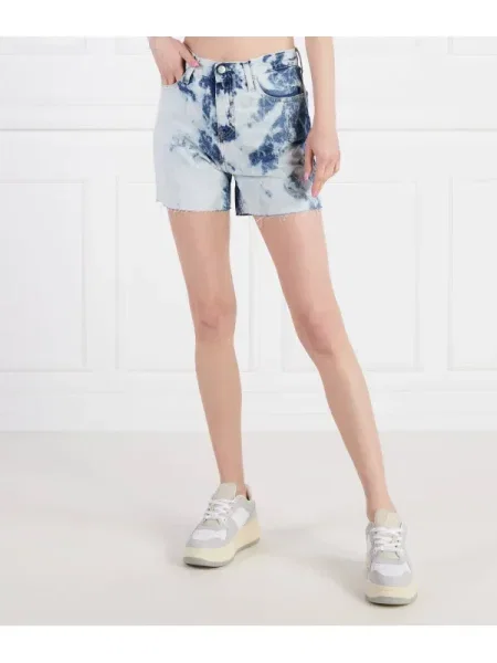 Calvin Klein Jeans Pantaloni scurți MOM | Mom Fit albastru