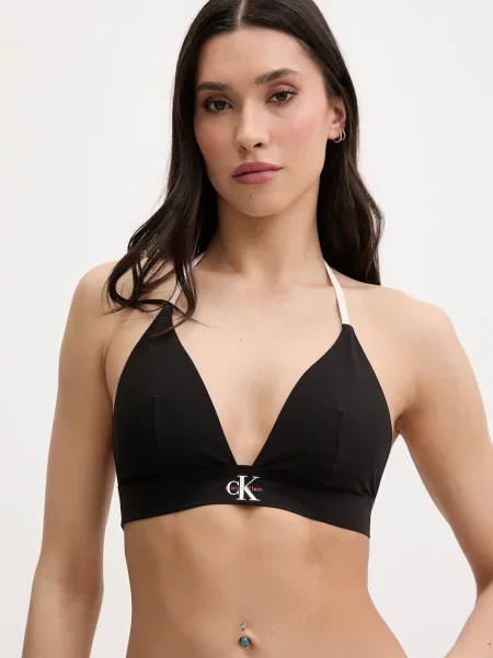 Calvin Klein plavková podprsenka černá